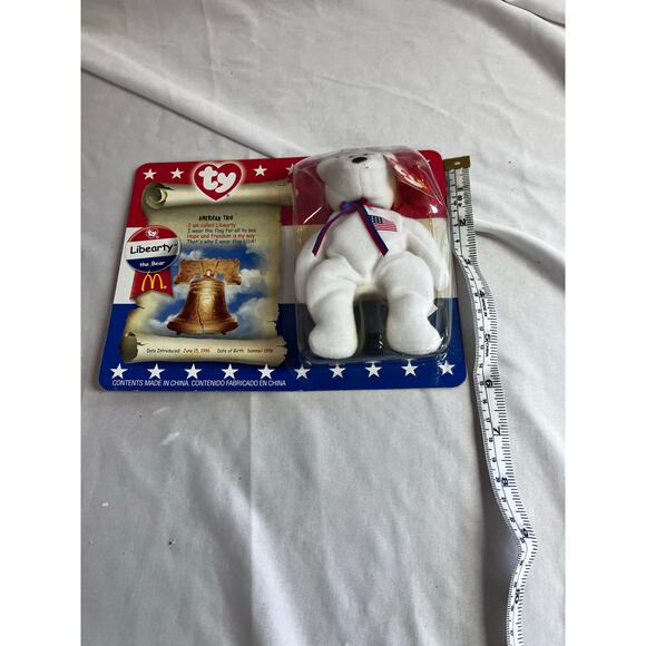 Ty Other - Libearty the bear ty beanie baby McDonald’s 2000 vintage collectible